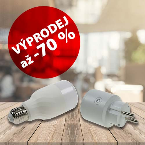 Akce na chytrou zásuvku a žárovku